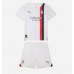 Camiseta AC Milan Olivier Giroud #9 Visitante Equipación para niños 2023-24 manga corta (+ pantalones cortos)
